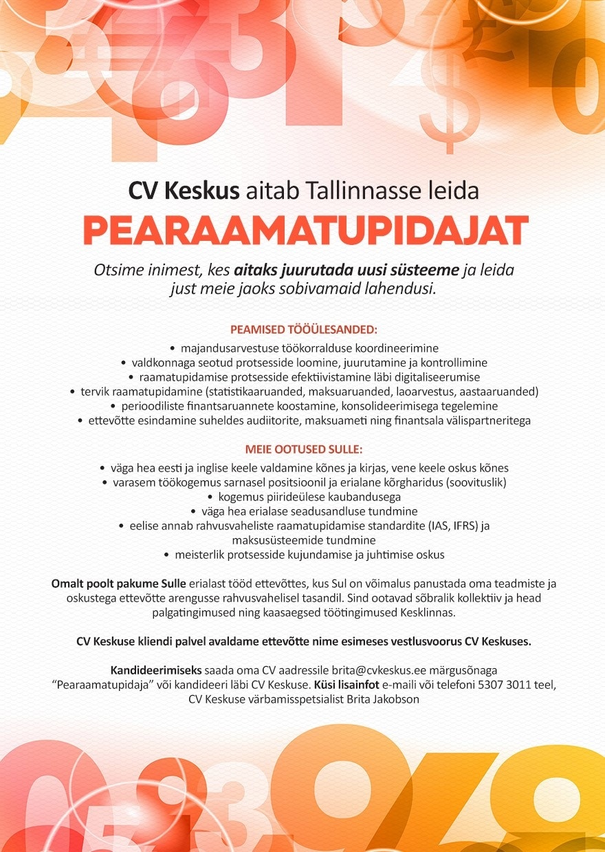 CV Keskus Pearaamatupidaja