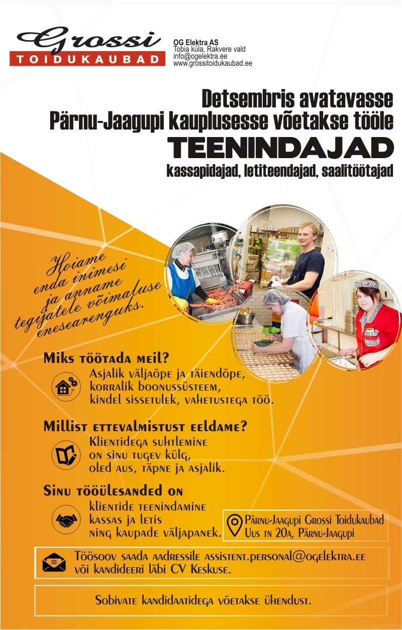 OG Elektra AS Teenindajad (Pärnu-Jaagupi UUS)