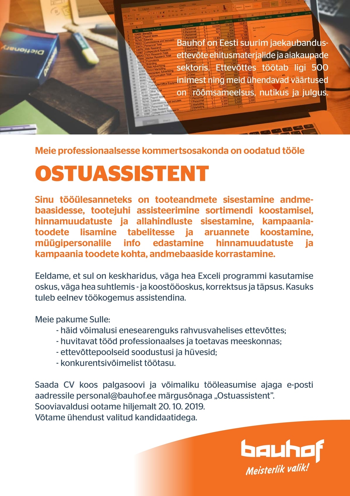 Bauhof Group AS Ostuassistent