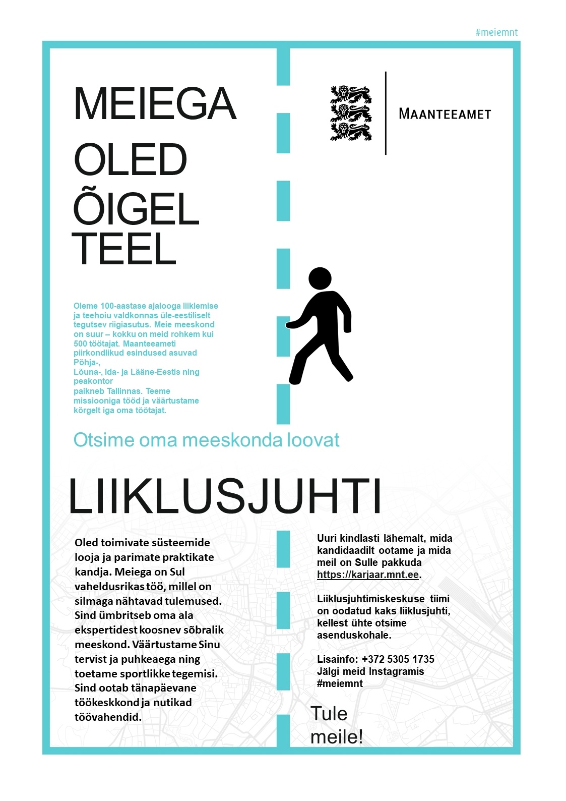 MAANTEEAMET Maanteeameti liiklusjuhtimiskeskuse liiklusjuht