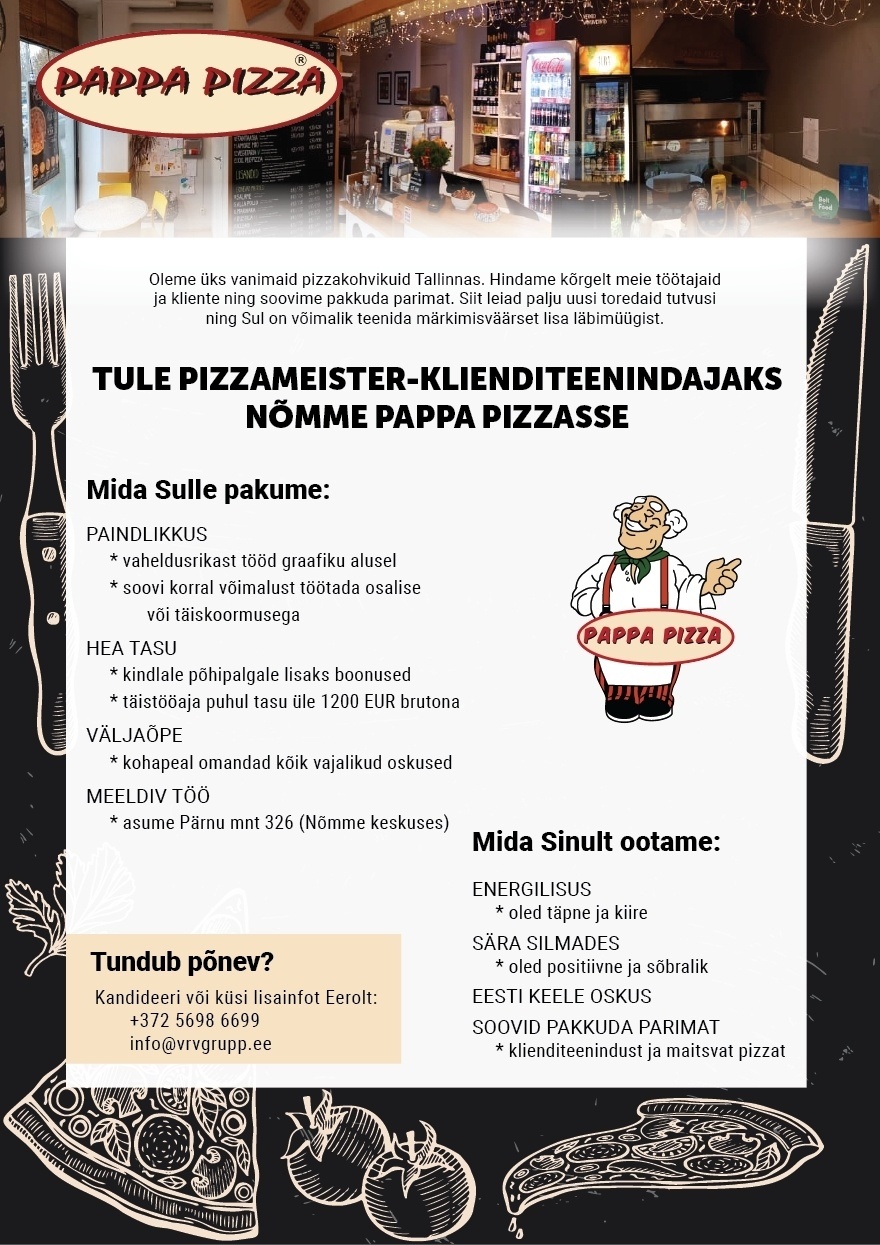 VRV GRUPP OÜ Pizzameister
