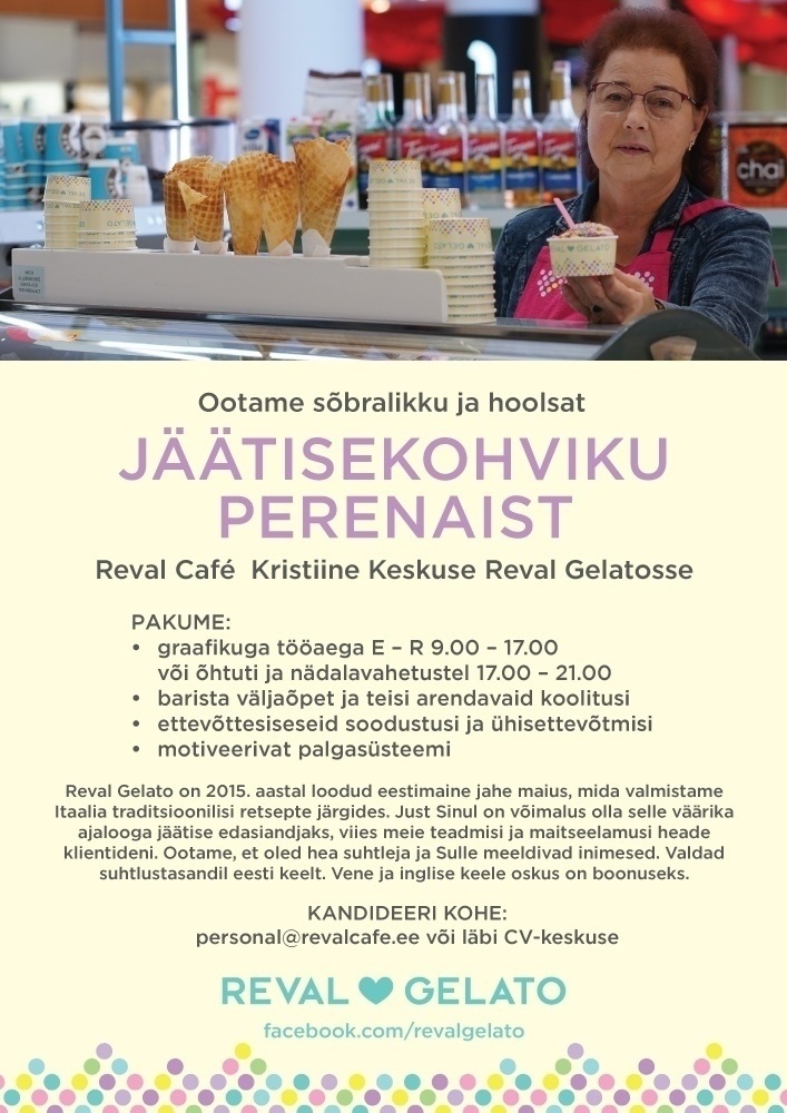 Reval Café Klienditeenindaja