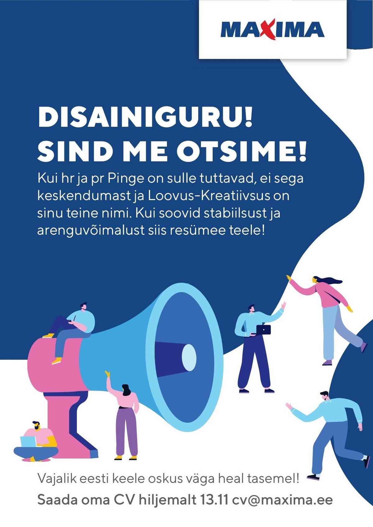 Maxima Eesti OÜ Disainiguru