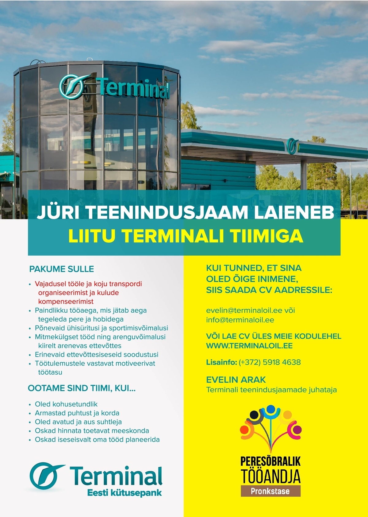 Tartu Terminal AS Uuenenud Jüri teenindusjaama teenindaja