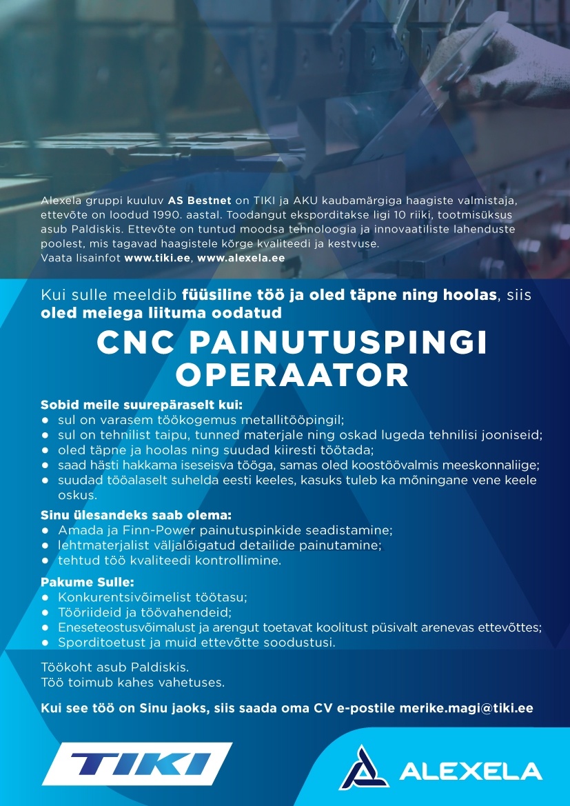 Bestnet AS CNC-pingi operaator