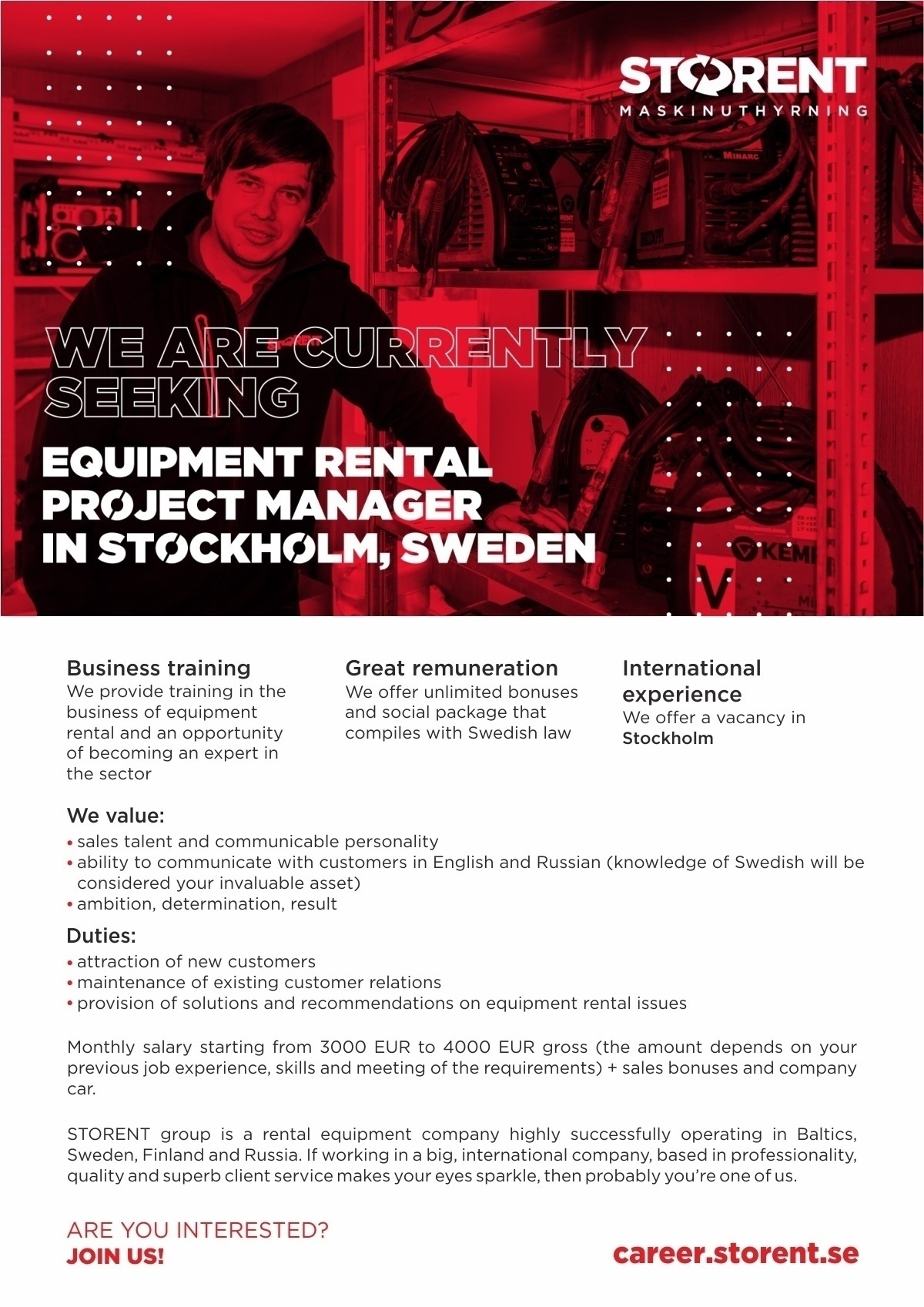 Project management jobs in sweden