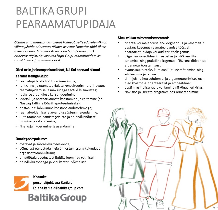Baltika Grupp Pearaamatupidaja