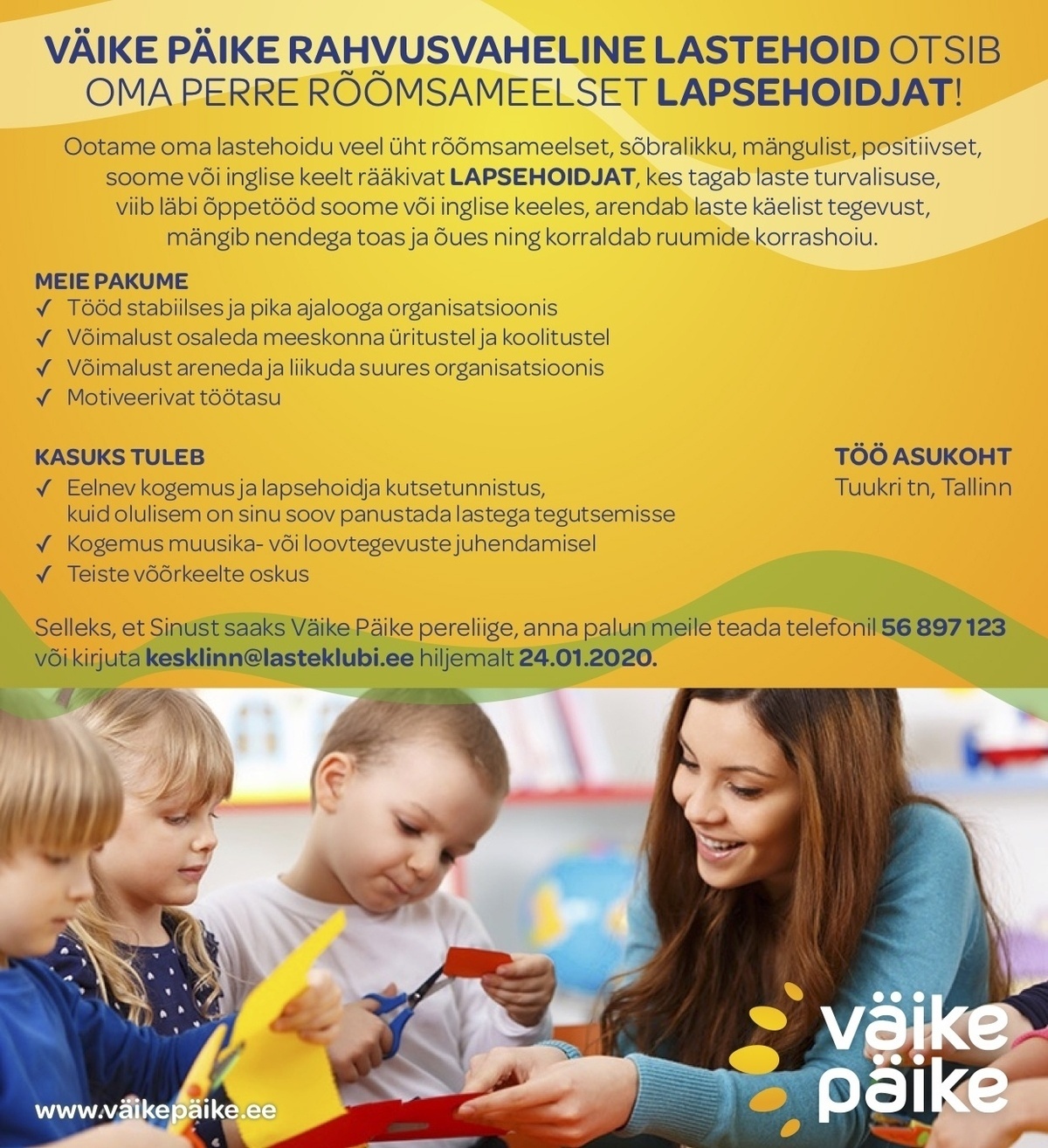Väike Päike Rahvusvaheline Lastehoid Lapsehoidja (Väike Päike Rahvusvaheline Lastehoid)