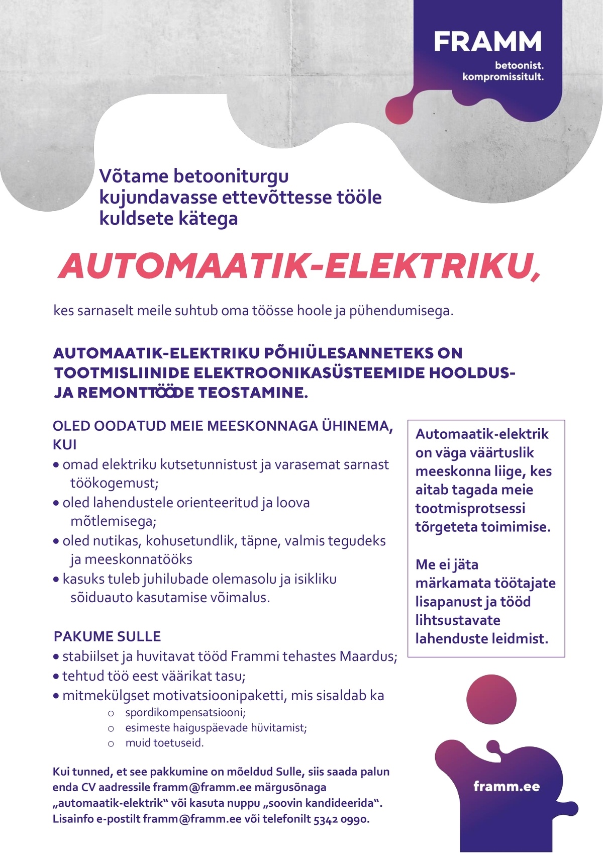 AS Framm Automaatik-elektrik