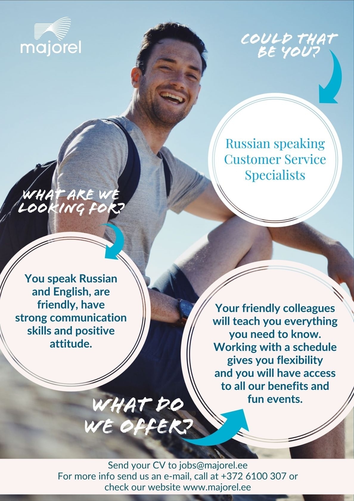 Majorel Estonia Russian-Speaking Customer Service Specialist