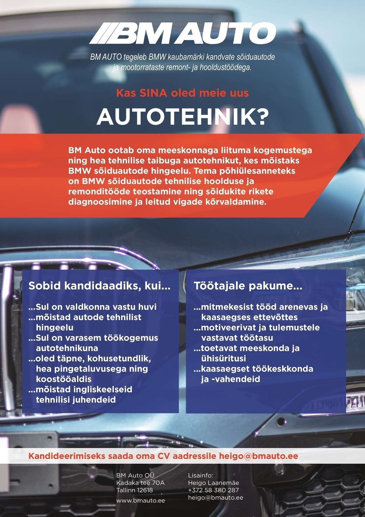 BM Auto OÜ Autotehnik