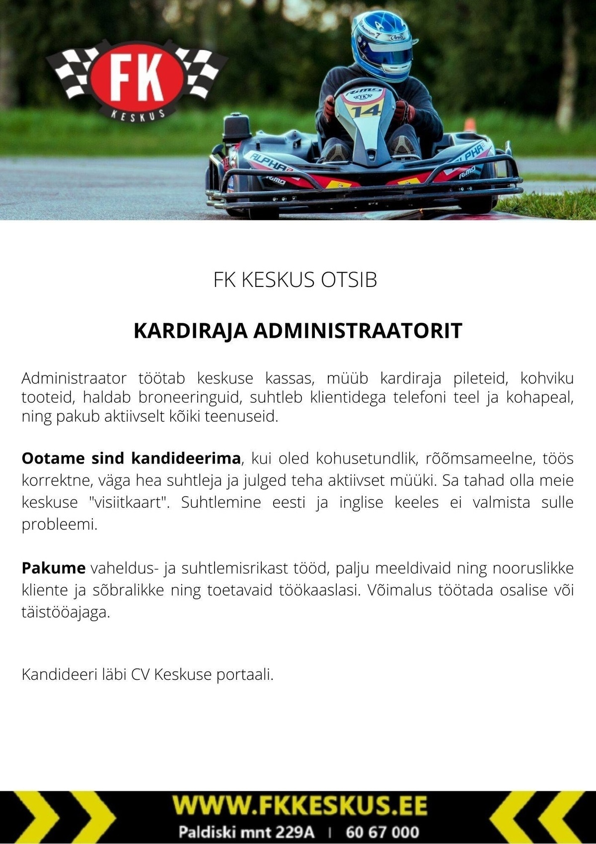 Hobbykarting OÜ / FK Keskus Kardiraja Administraator