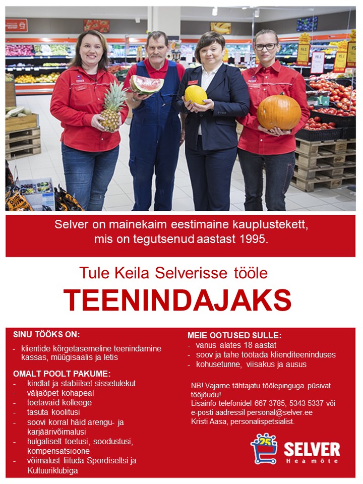 Selver Teenindaja Keila Selveris