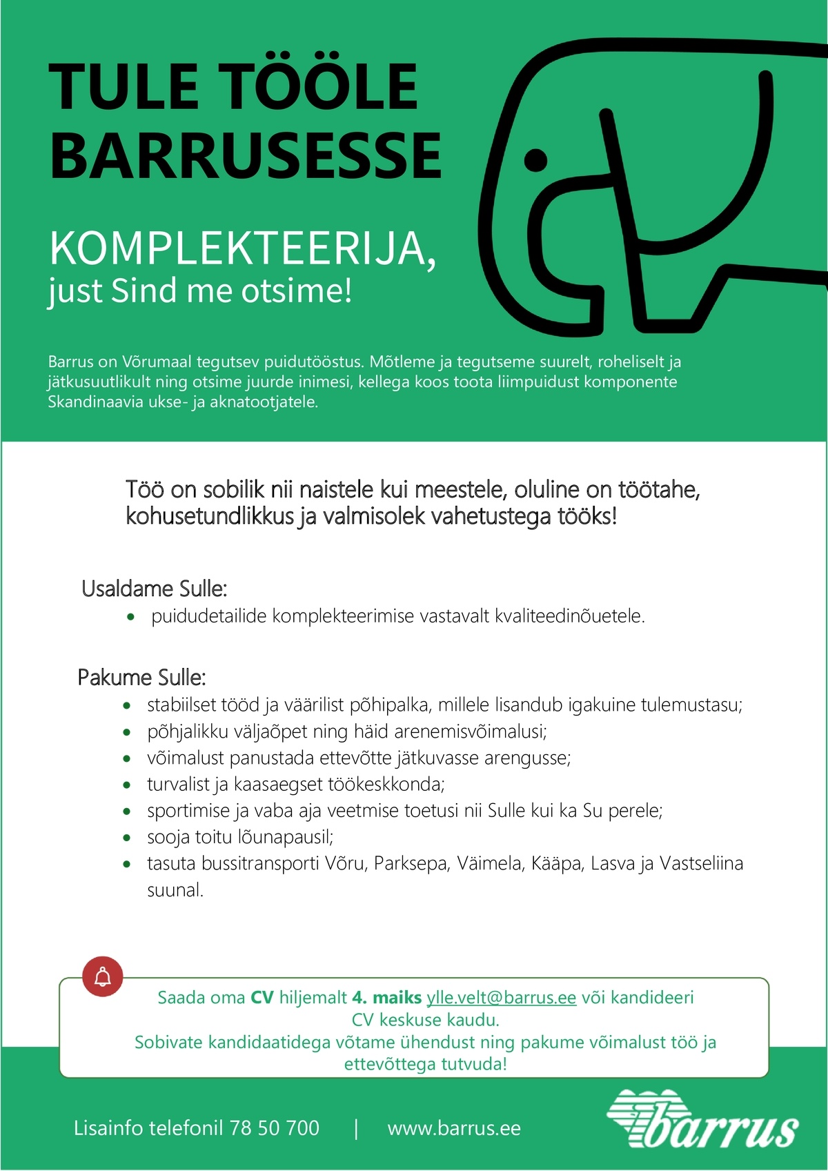 Barrus AS Komplekteerija