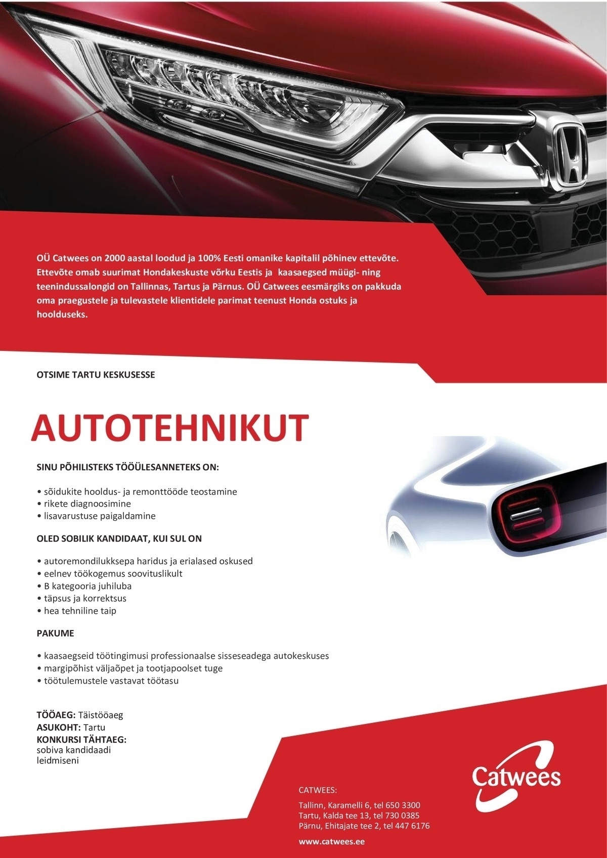 Catwees OÜ Autotehnik
