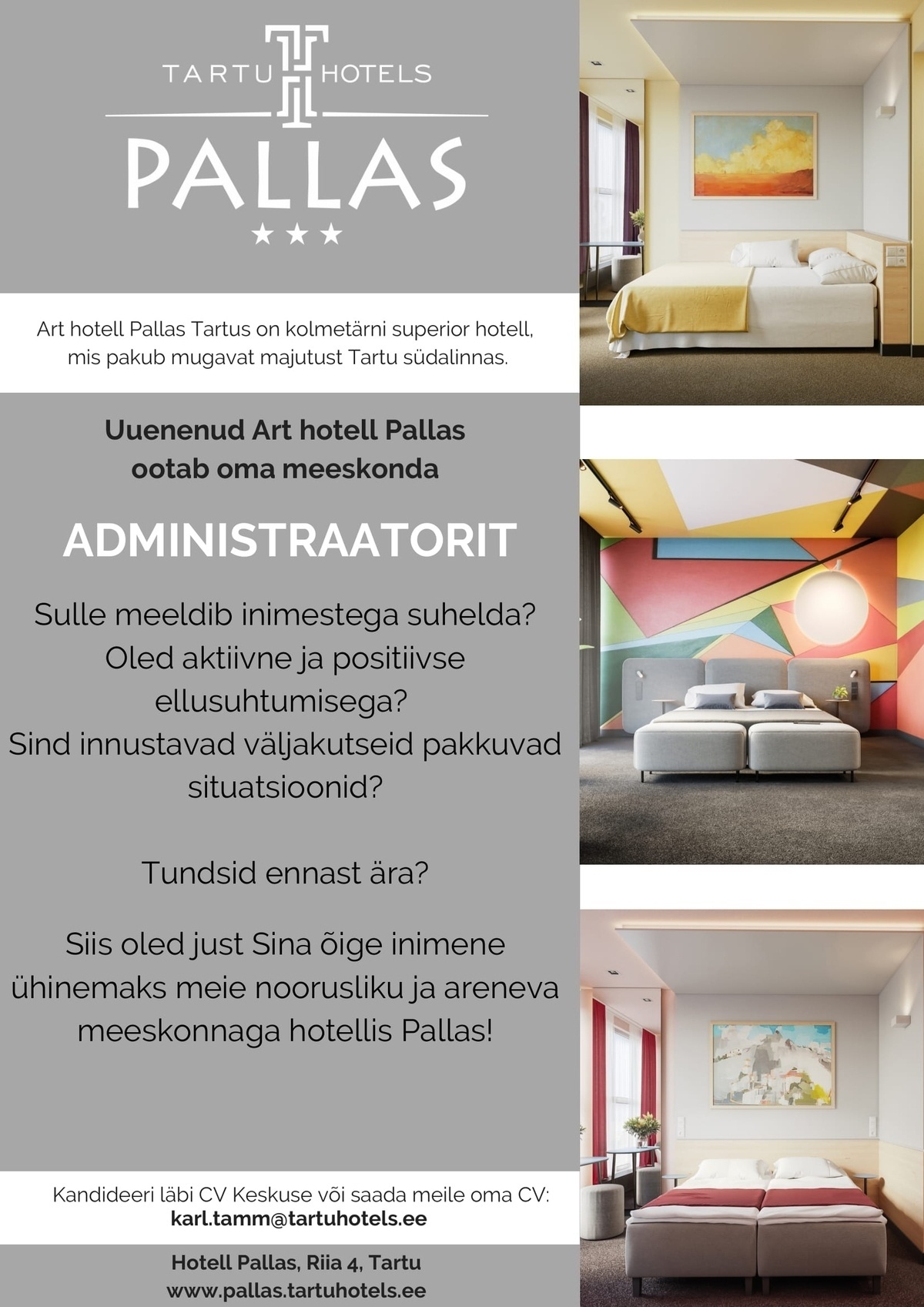 Hotell Pallas Administraator
