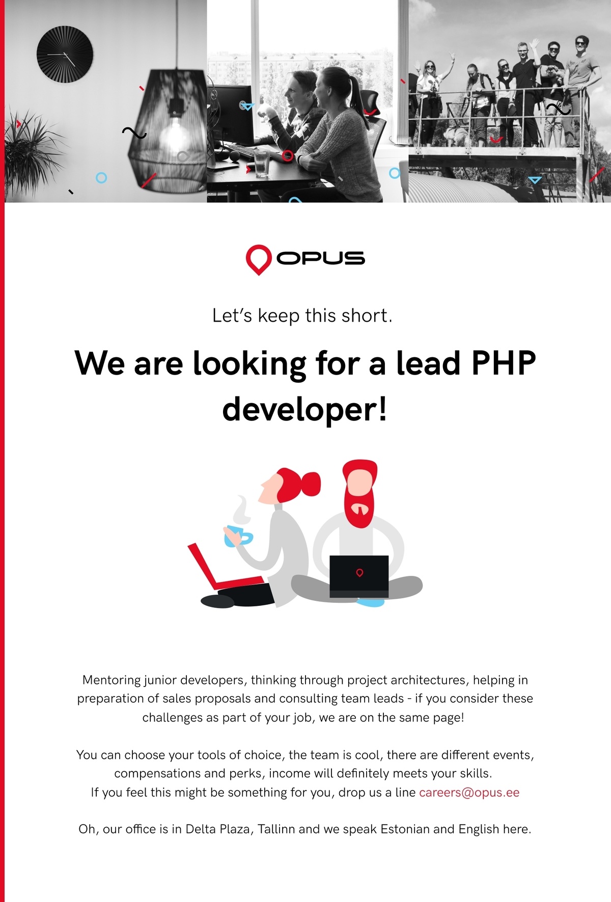 OPUS ONLINE OÜ PHP arendaja