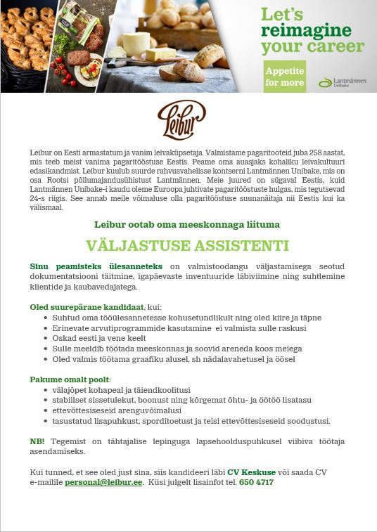 Leibur AS Väljastuse assistent