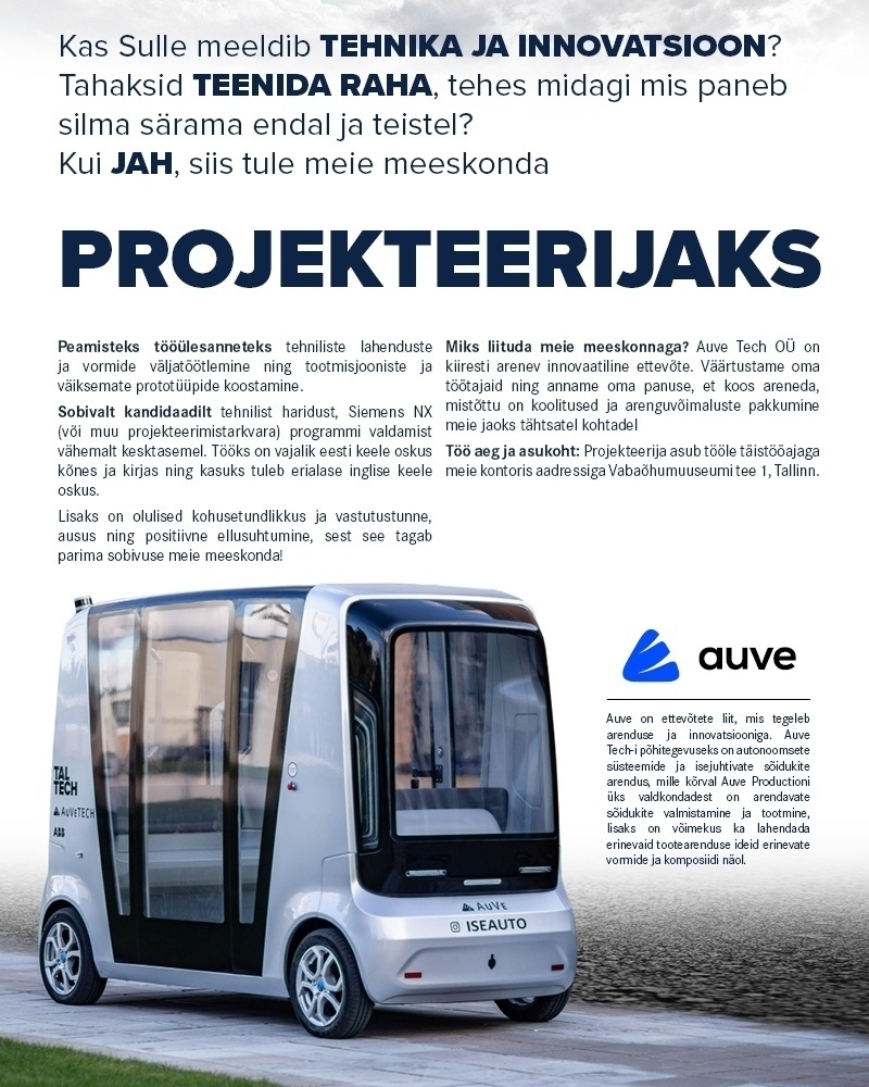 Auve Tech OÜ Projekteerija