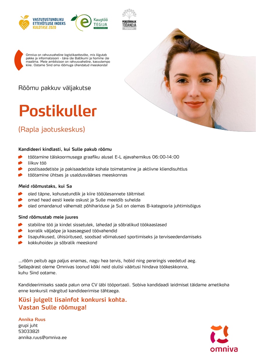 Omniva Postikuller (Rapla)