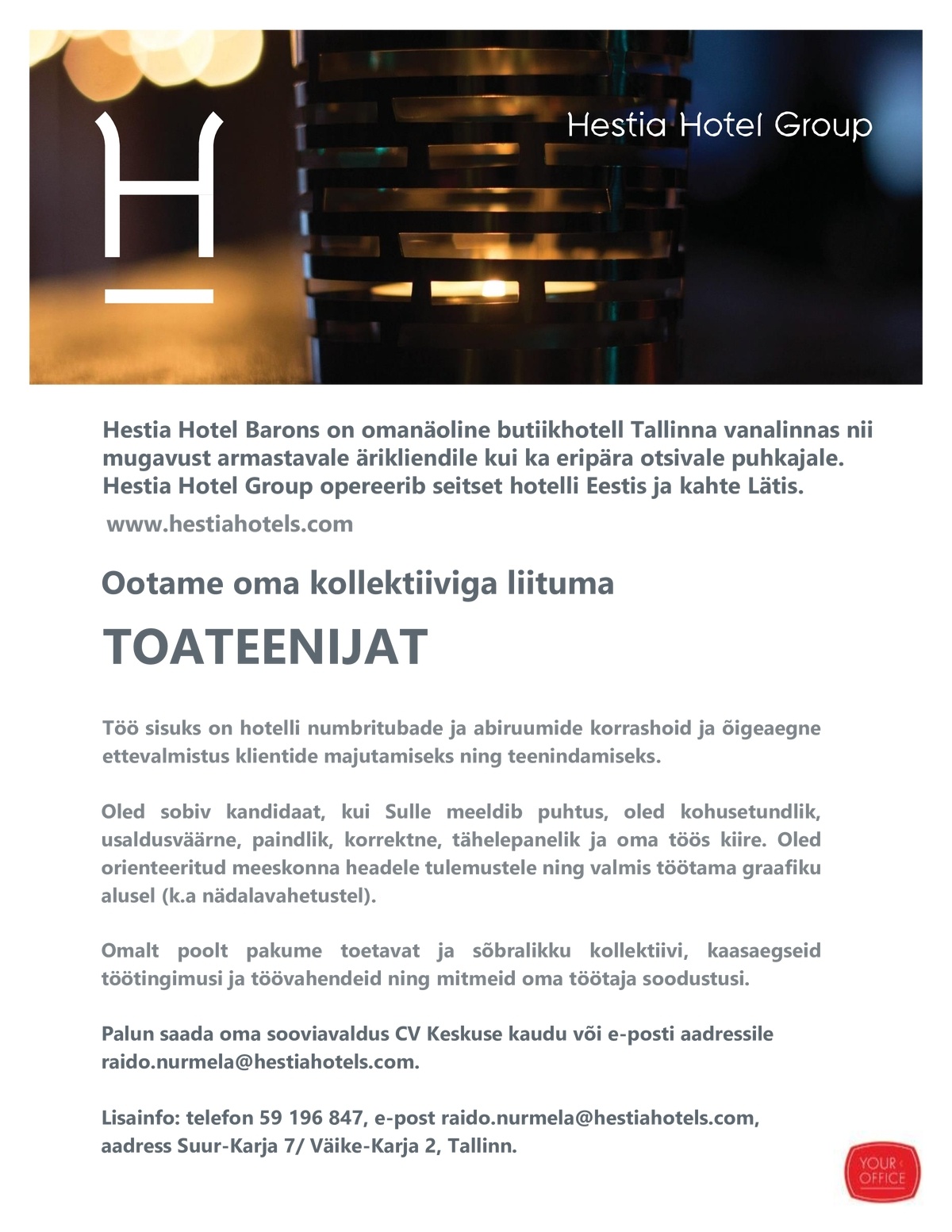 Hestia Hotel Barons Toateenija (Hestia Hotel Barons)