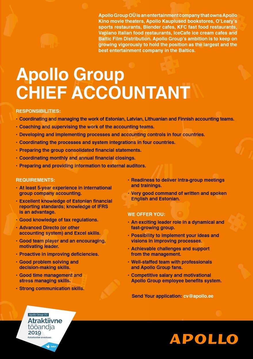 Apollo Group APOLLO GROUP chief accountant