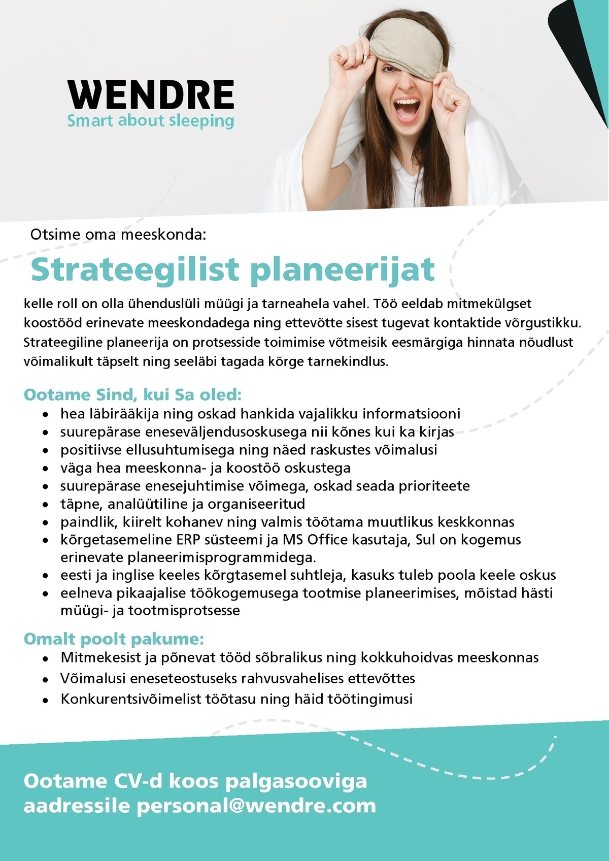 Wendre AS Strateegiline planeerija