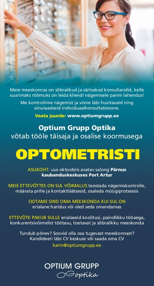 Optium Grupp Optika Optometrist