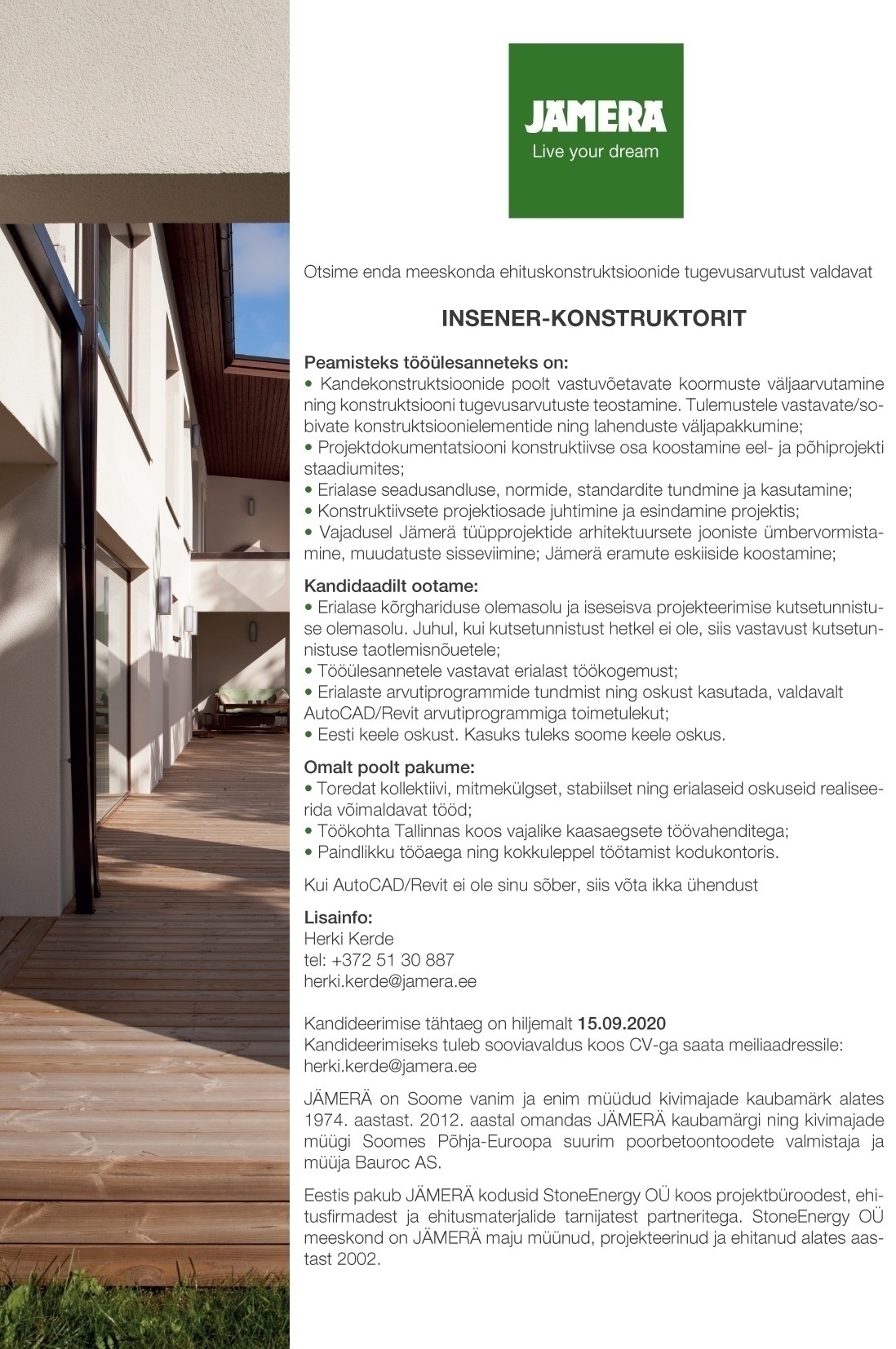 StoneEnergy OÜ Ehitusinsener