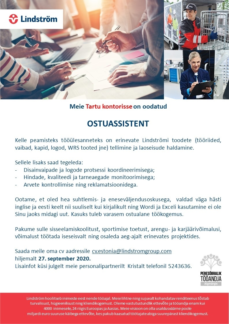 Lindström OÜ Ostuassistent