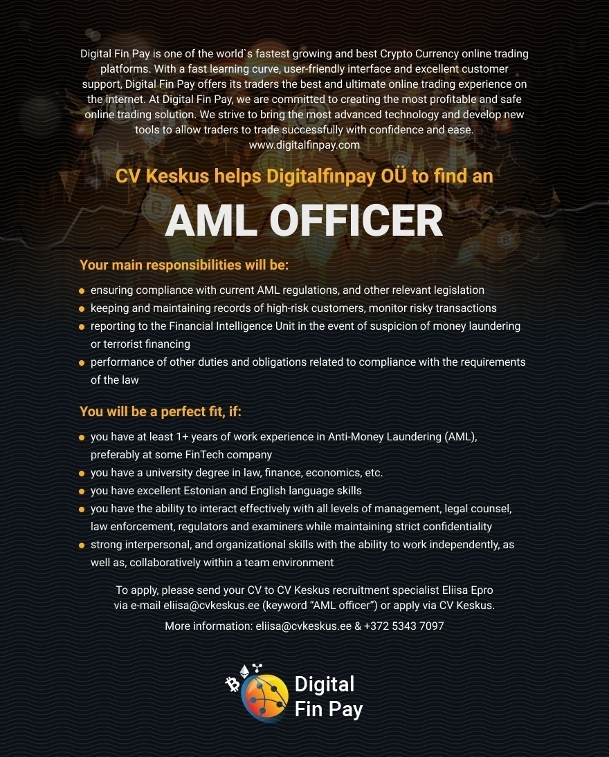 Digital Fin Pay  AML officer