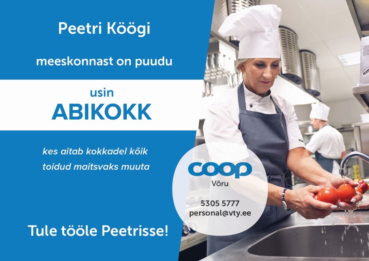 Coop Eesti Keskühistu Abikokk Peetri köök