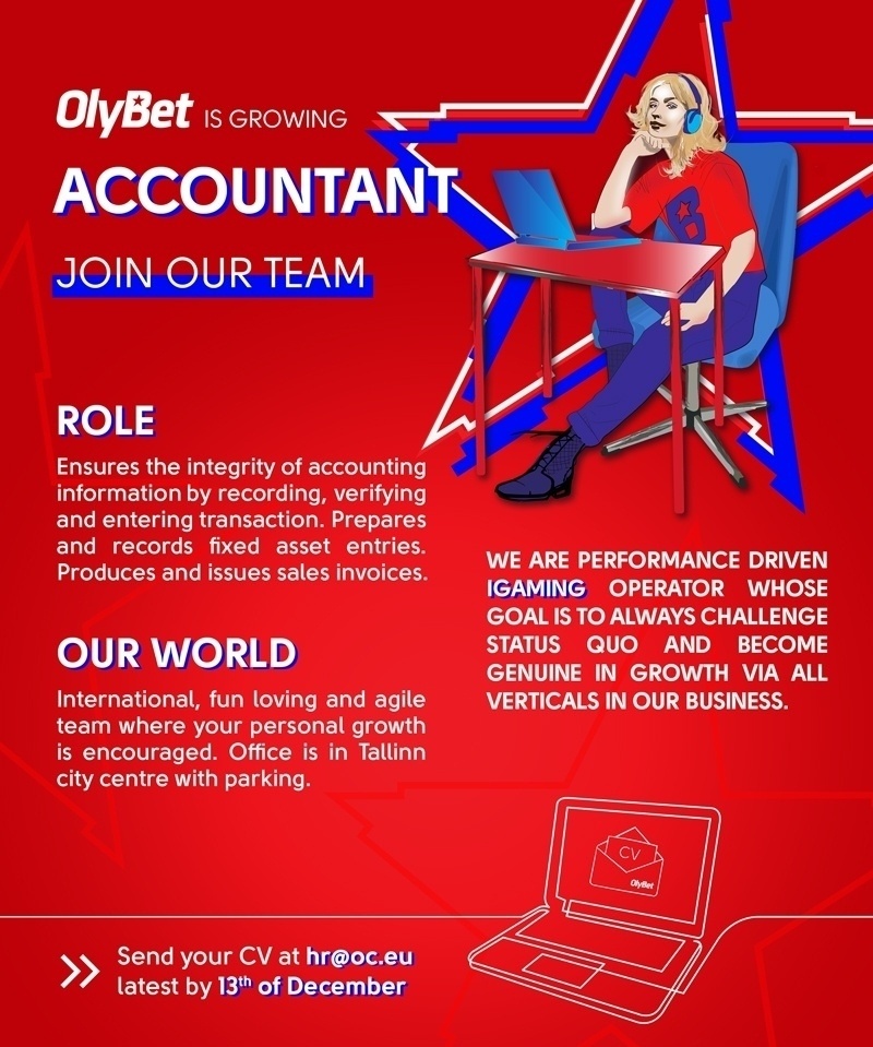 OLYMPIC ENTERTAINMENT GROUP AS Accountant