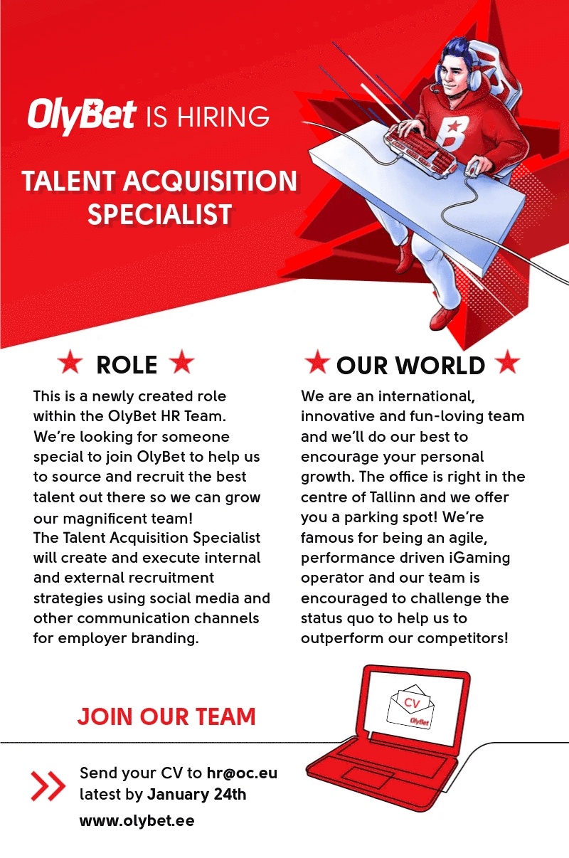OLYMPIC ENTERTAINMENT GROUP AS Talent Acquisition Specialist