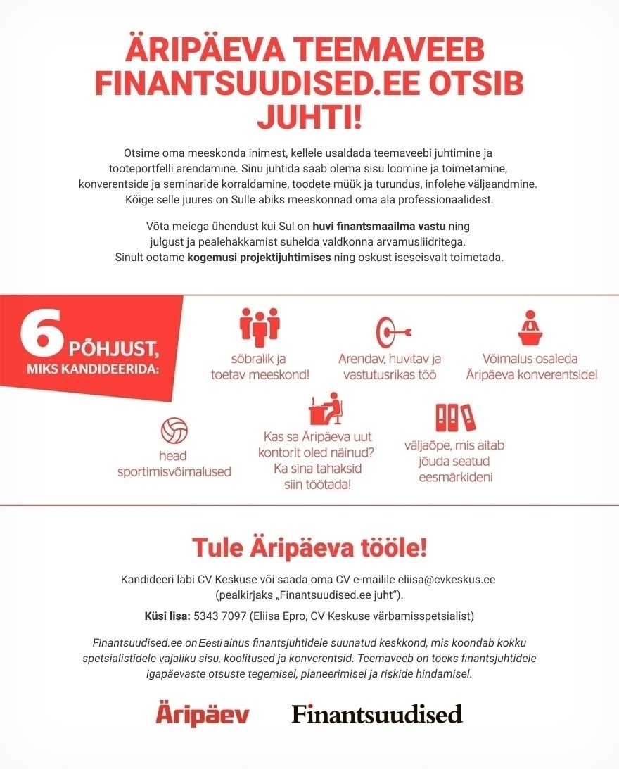 Äripäev Finantsuudised.ee juht