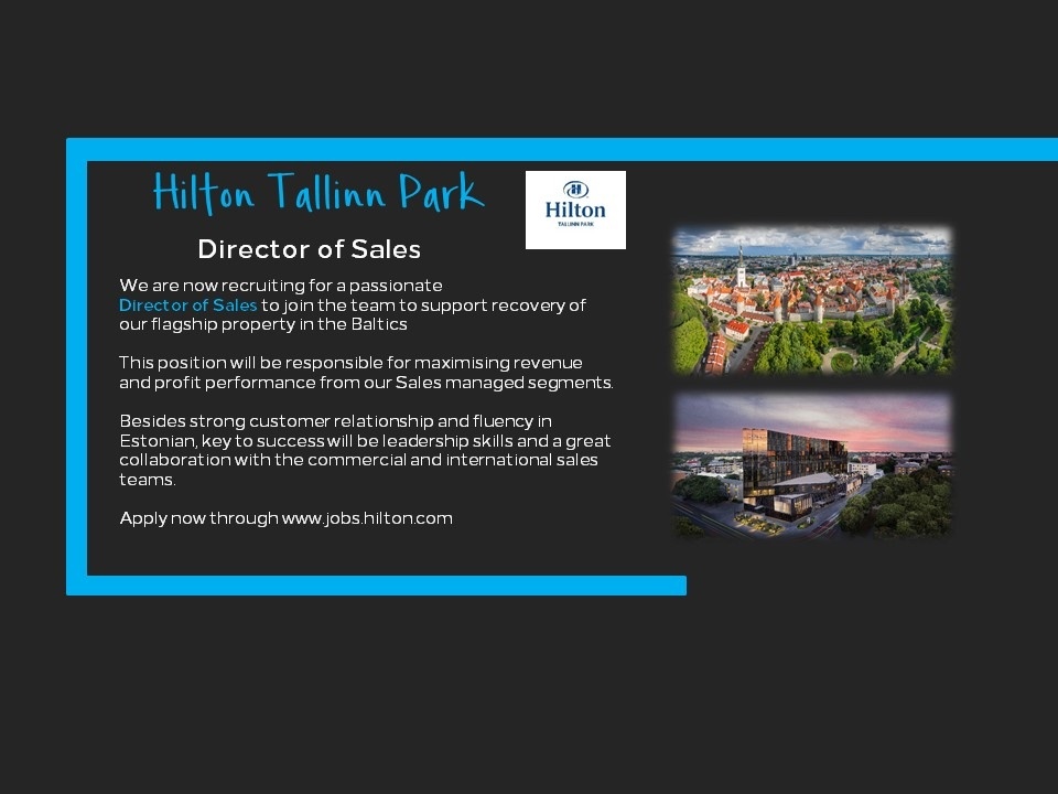 Hilton Tallinn Park Director of Sales