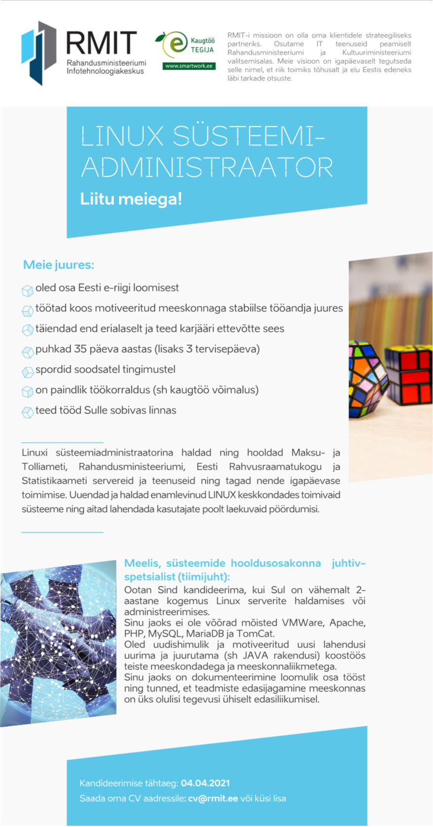 RMIT LINUX SÜSTEEMIADMINISTRAATOR