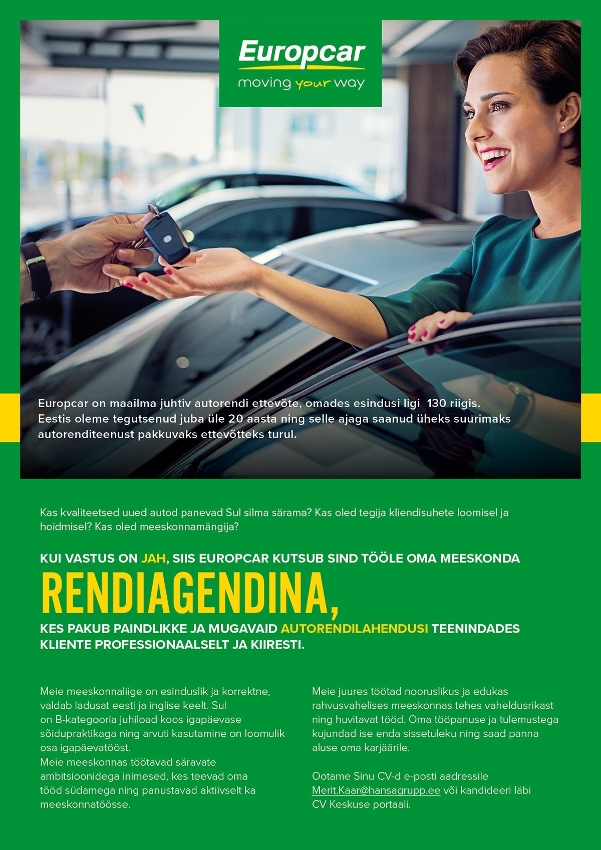 Hansarent OÜ / Europcar Rendiagent