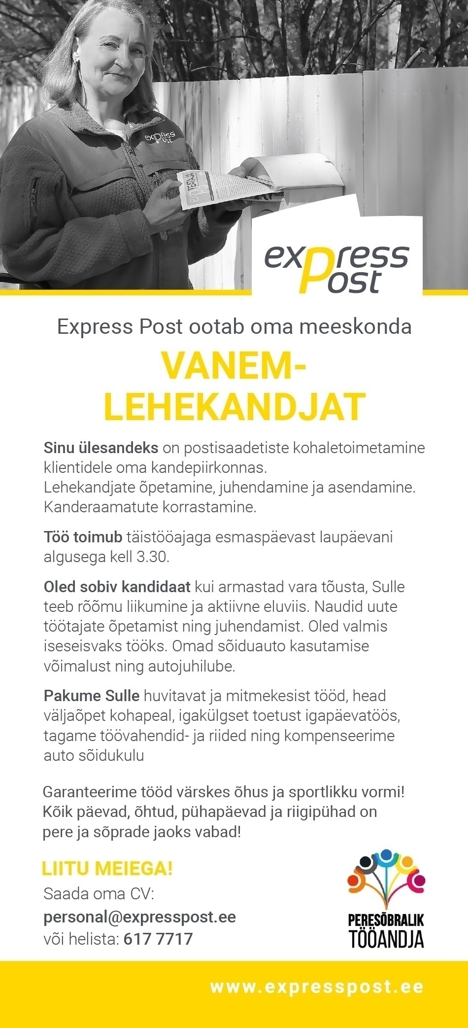 Express Post AS Vanemlehekandja Tallinnas