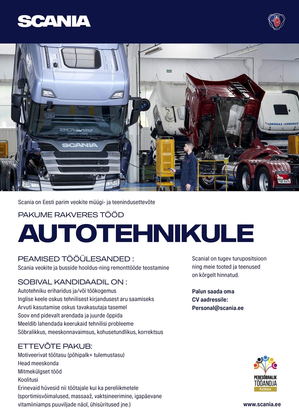 Scania Eesti AS Autotehnik