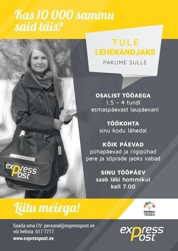 Express Post AS Lehekandja Pärnus