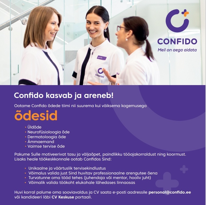 Arstikeskus Confido OÜ Õde