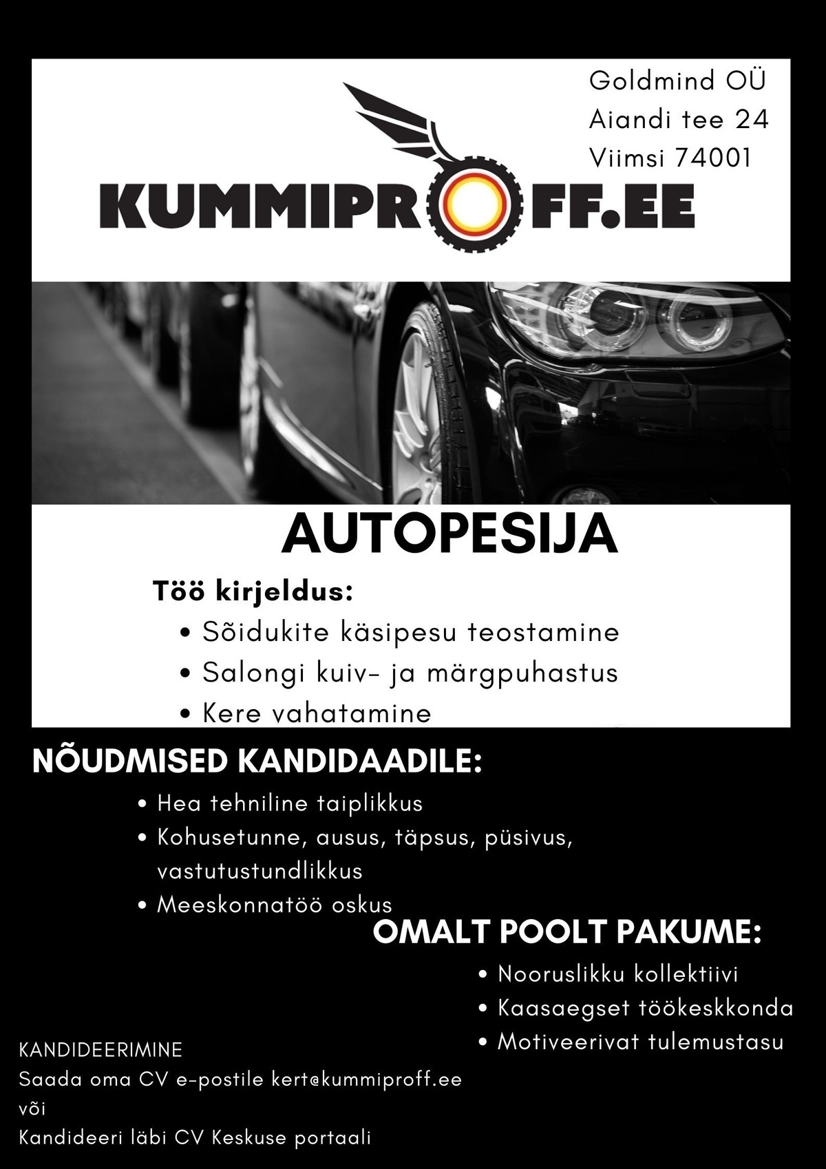 GOLDMIND OÜ Autopesija