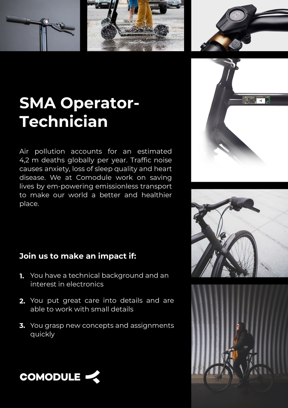 COMODULE OÜ SMA Operator-Technician