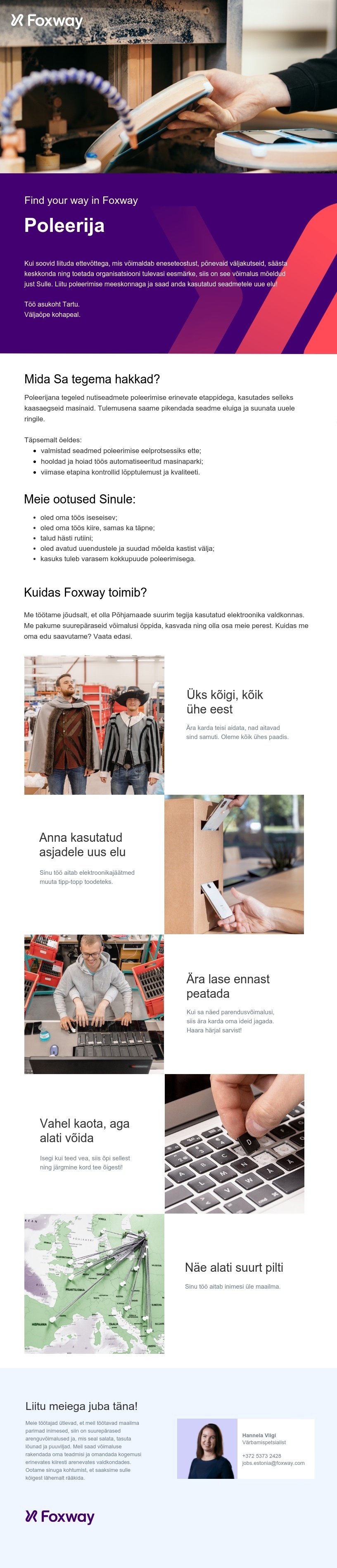 Foxway OÜ Poleerija