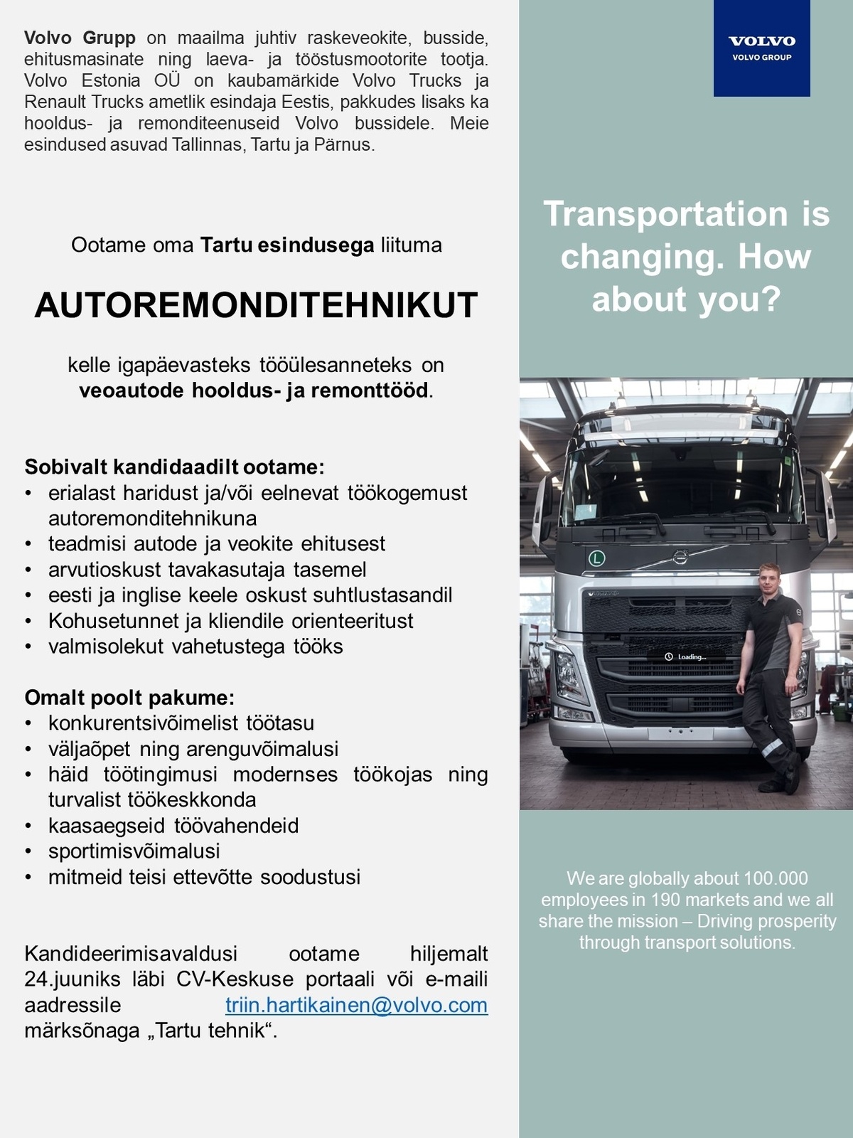 Volvo Estonia OÜ Autoremonditehnik
