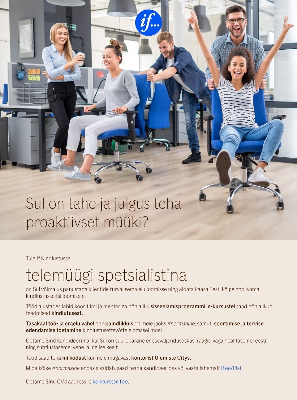 If P&C Insurance AS TELEMÜÜGI SPETSIALIST