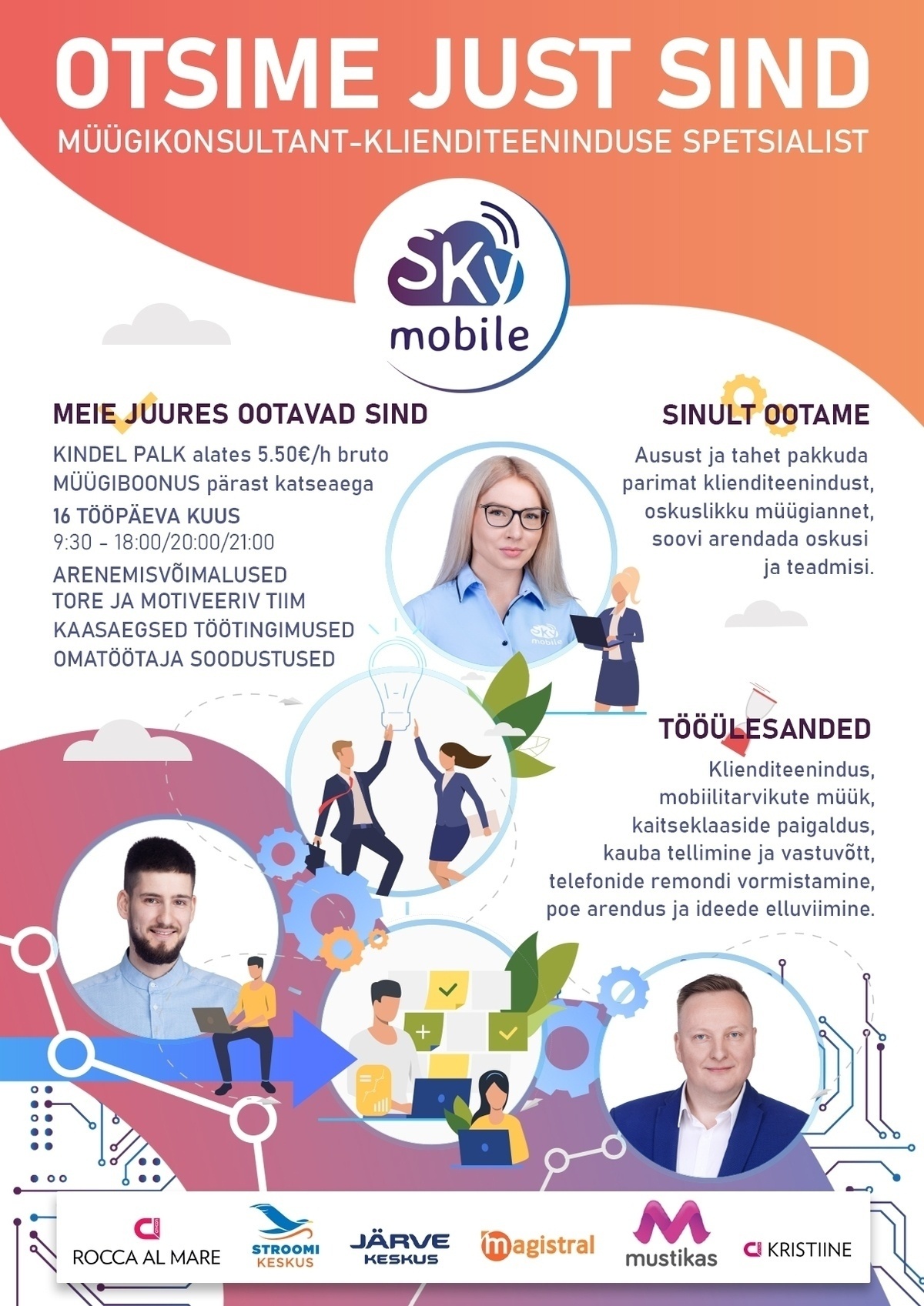 BUYWELL OÜ Sky Mobile müügikonsultant-klienditeenindaja