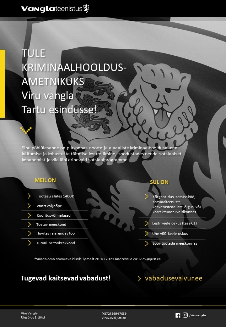 Viru Vangla Kriminaalhooldusametnik (Tartu)