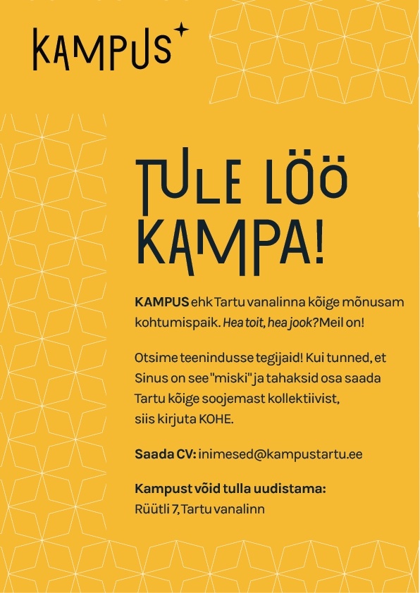 Kampus OÜ Klienditeenindaja